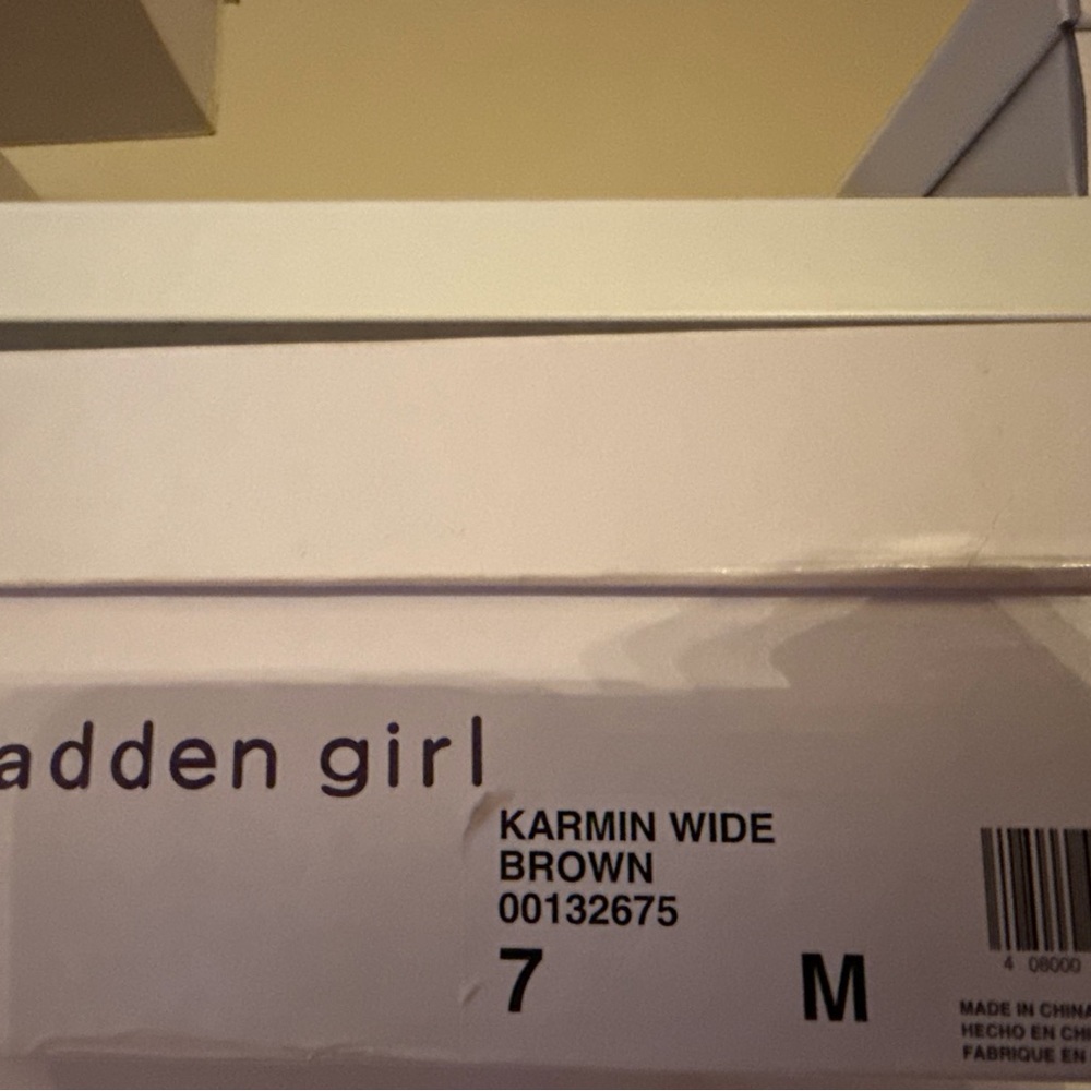Madden Girl Karmin Brown Size 7 Wide - Picture 9 of 10